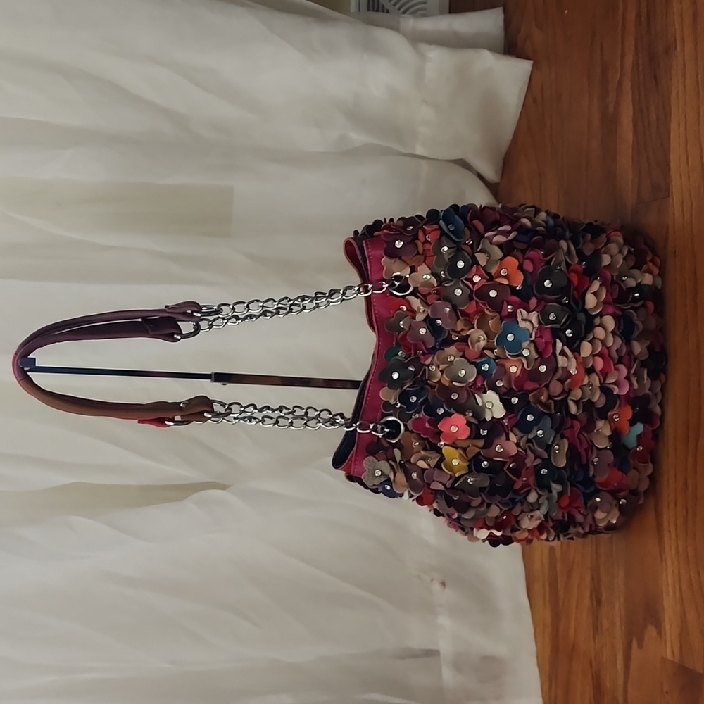 Ameri Leather Willet Shoulder Hobo Bag Embellishe… - image 7